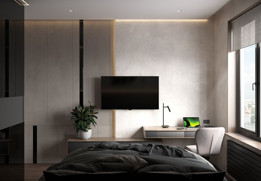 Дизайн интерьера трехкомнатной квартиры "Квартира ЖК Сердце, 98 кв.м"