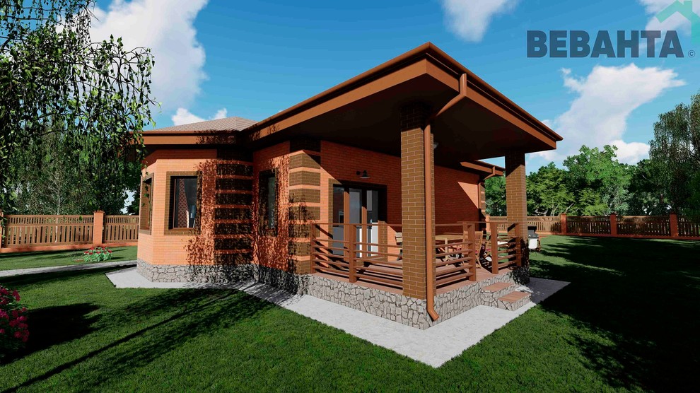 Загородный дом по проекту "Шери"