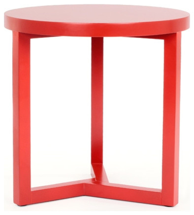 Lima Side Table in Scarlet Red