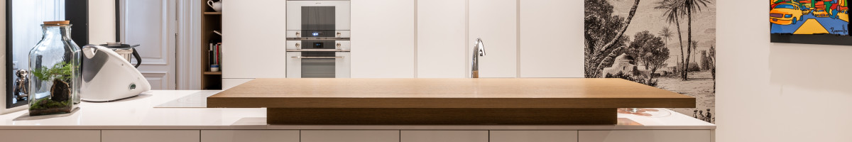 Niches placo Cuisine avec deco placo