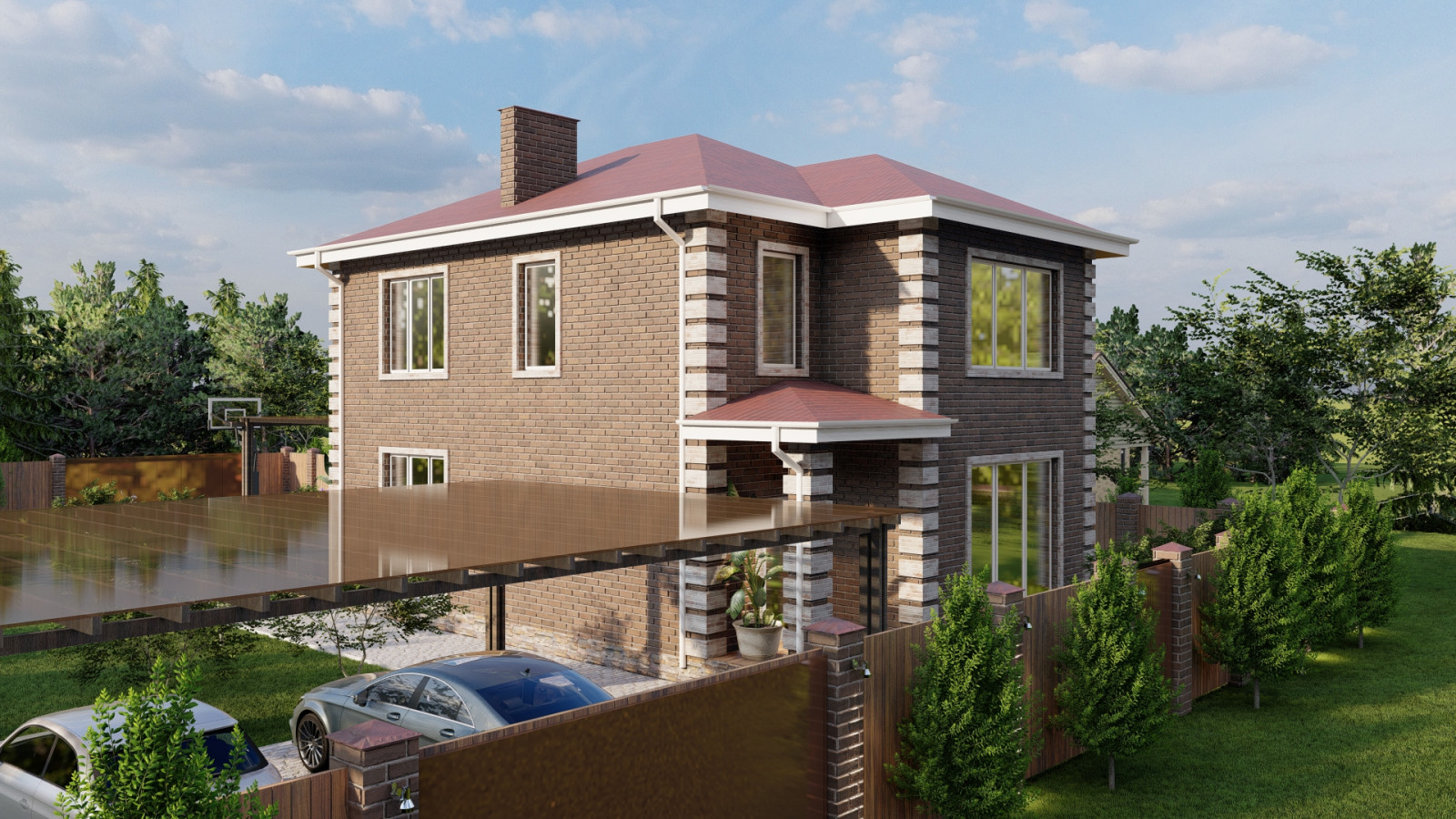 Двухэтажный дом 220 квм