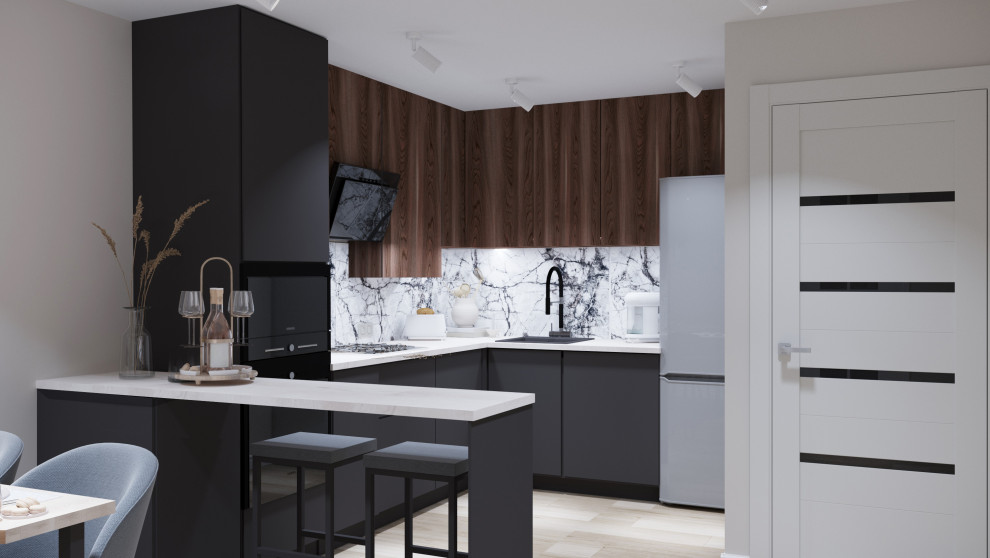 Частичный дизайн дома, где соединились практичность и красота.