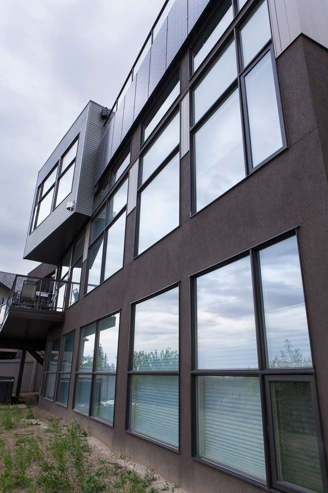 Modern exterior in Edmonton.
