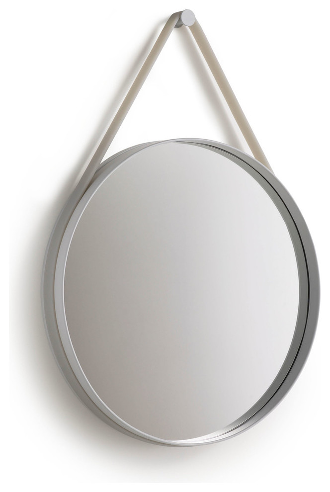 Hay - Strap Mirror, grau, 50 cm