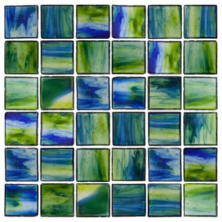 Transpa Blue And Green Mix Gl Tile Contemporary Wall Transpa Blue And Green Mix Gl Tile Contemporary Wall Floor By Susan Jablon Mosaics
