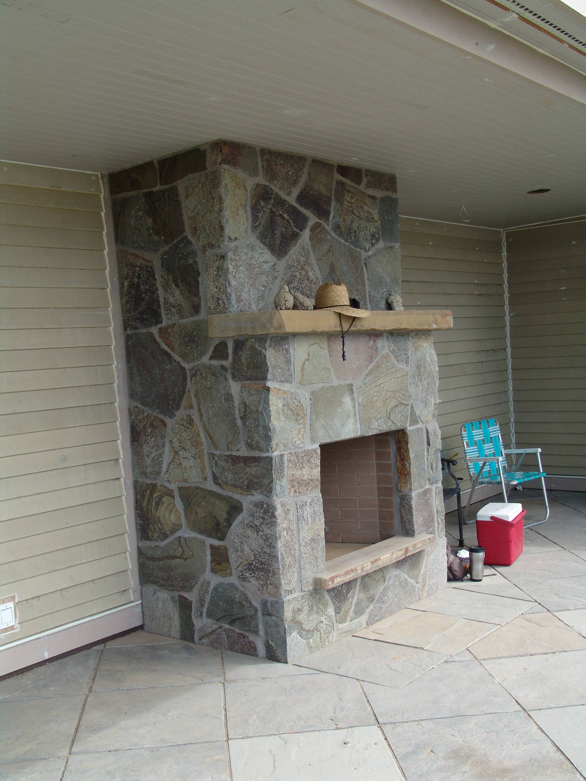 Outdoor Fireplace Attached To Home - Photos u0026 Ideas | Houzz