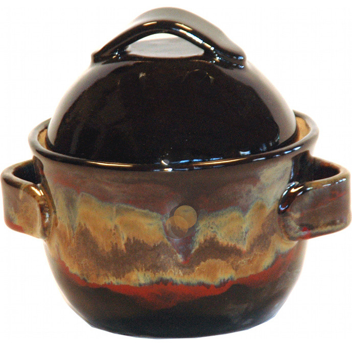 14 oz. Sugar Jar, Earthspirit Glaze - Contemporary - Kitchen Canisters And Jars - by Alan Yarmark | Houzz