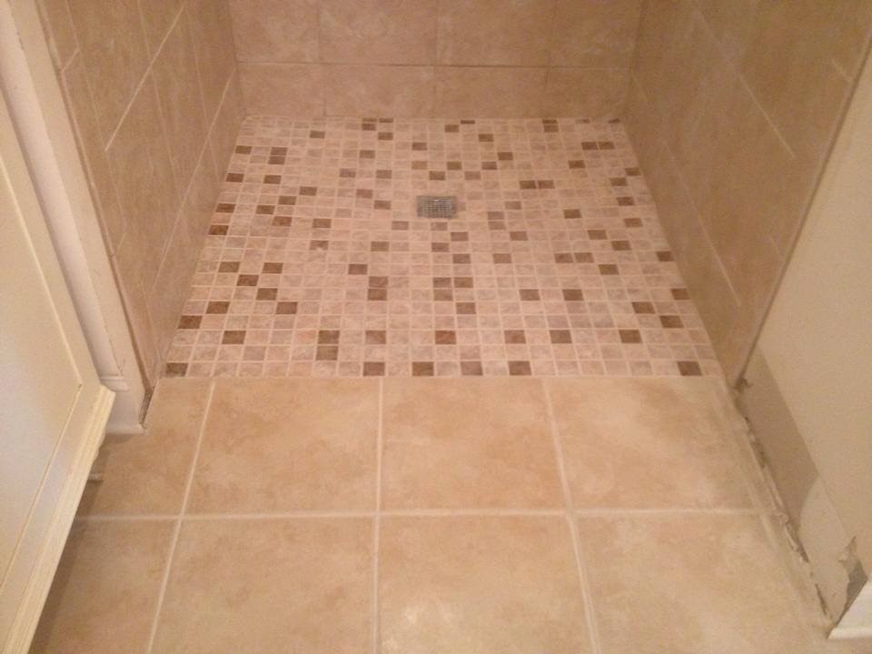 Example of a transitional bathroom design in Atlanta
