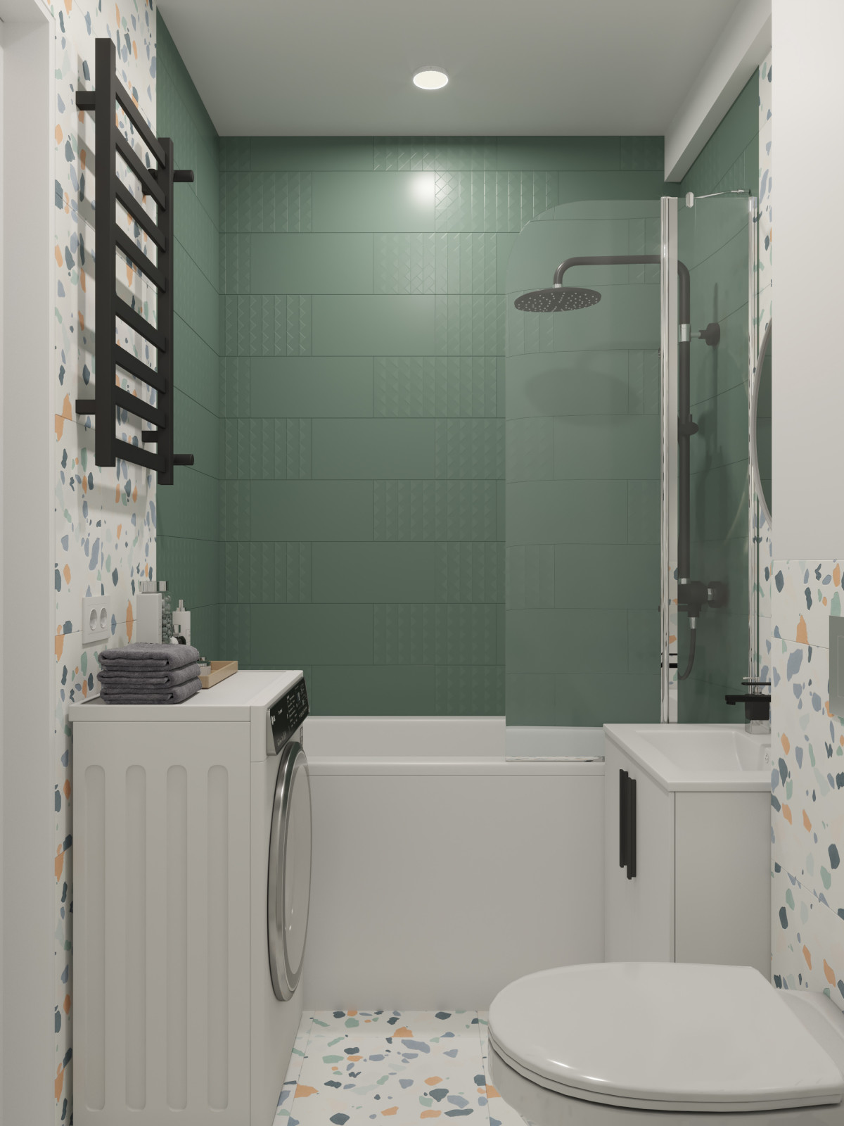 Визуализация бюджетной квартиры (45 м кв) на продажу в г. Санкт-Петербург