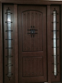 Shop Houzz | Global Entry Doors Rustic Alder Exterior Home Front Entry