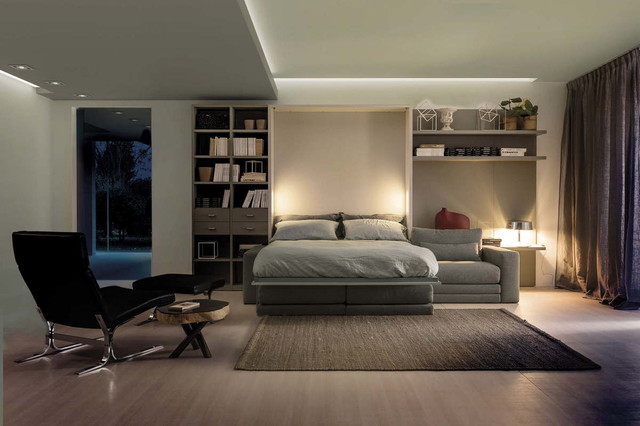 Space Saving Solutions modern-schlafzimmer