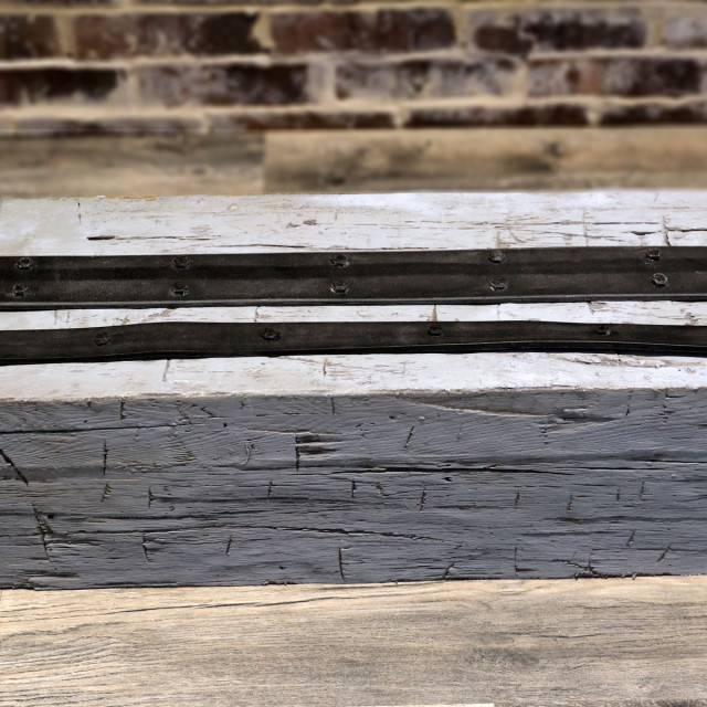 Picture of Flexible Black Beam Strap, Bolts for Ekena Faux Wood Beams, 3