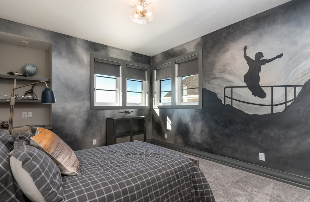 Home design - transitional home design idea in Calgary
