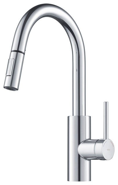 Kraus Oletto Single Handle Kitchen Faucet With Dual Function