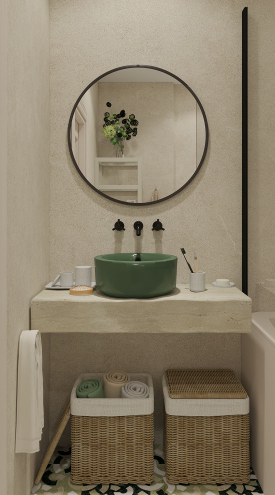 Проект квартиры с "загородным мотивом"