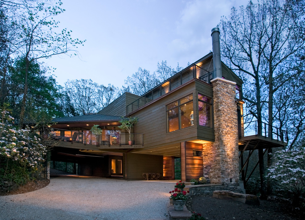 This is an example of a contemporary exterior in Nashville.