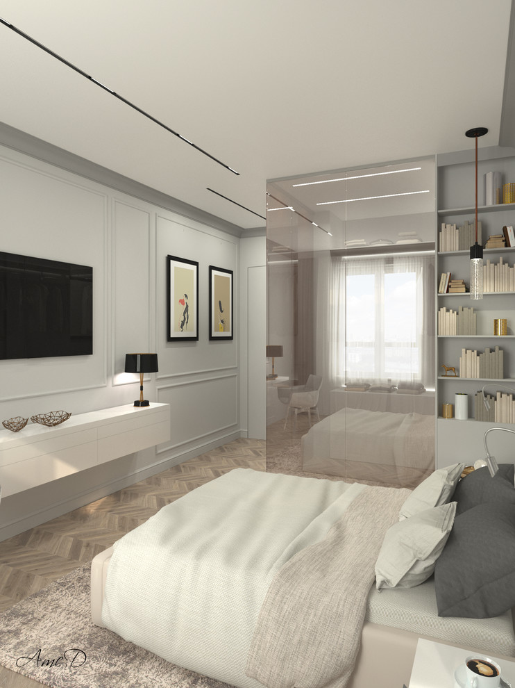 Спальня 17,8 м2 "Дыша туманами"