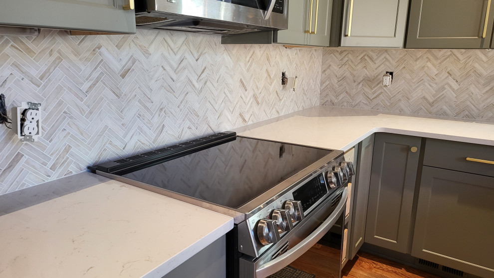 Herringbone Backsplash
