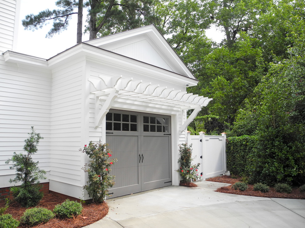 This is an example of a traditional attached garage in Other.