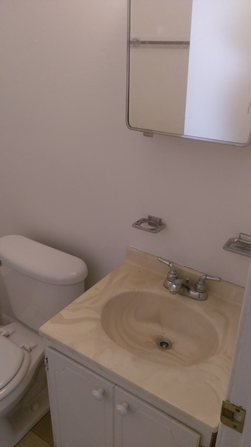 Help With Ugly Apartment Bathroom