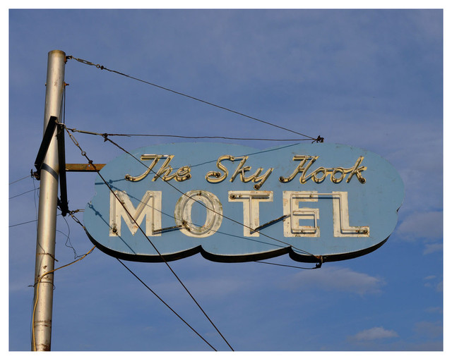 "Sky Hook Motel" Print by Martin Yeeles