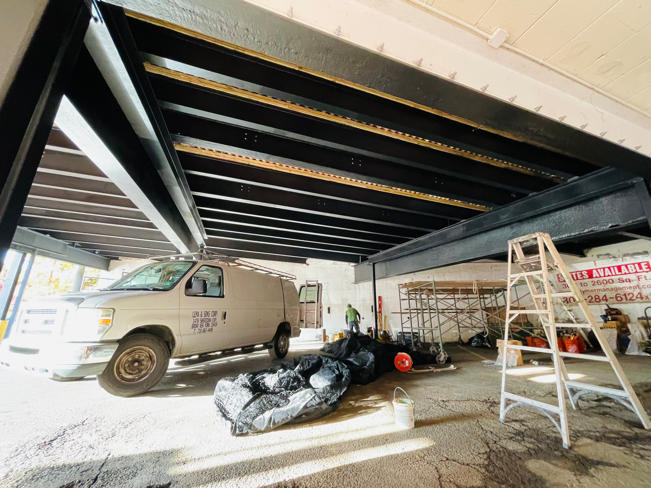 Temporary Parking Structure reinforcement