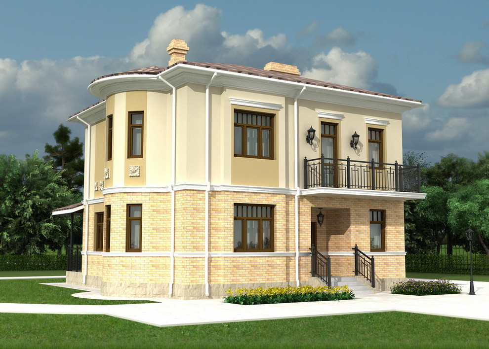 Коттедж в Неоклассическом стиле (2)