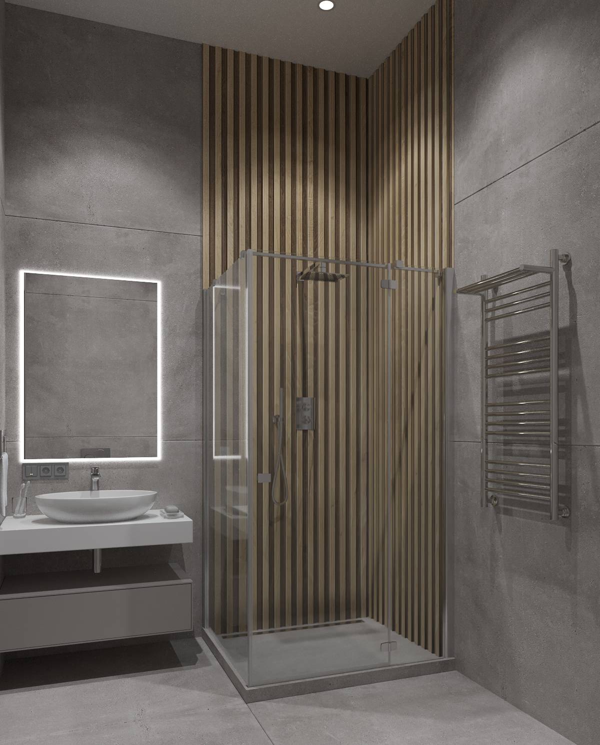 Интерьер двухэтажного загородного дома