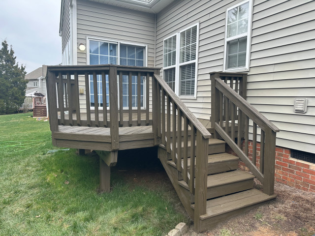 Deck Painting | Indian Trail contemporary-terrace