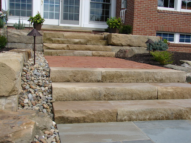 Sandstone Steps classique-escalier