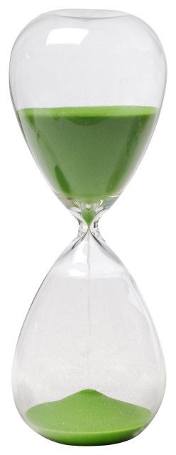 Hourglass With Lime Sand