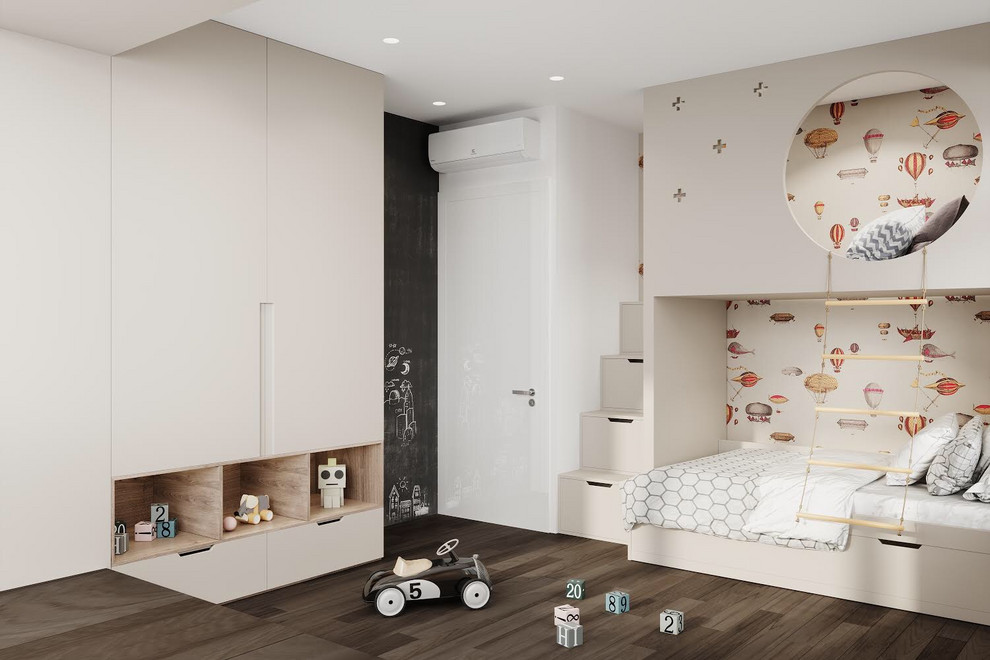 Дизайн-проект квартиры в стиле минимализм (Дыбенко)