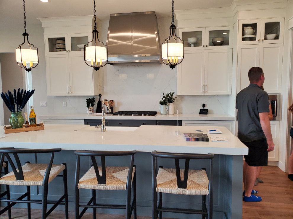 36 in stove top, placement of double wall ovens on same wall or differ