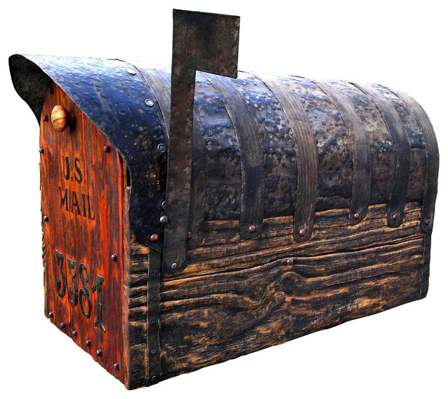 Bezaleel Orthodox Workshop Rustic Mailbox With Cedar