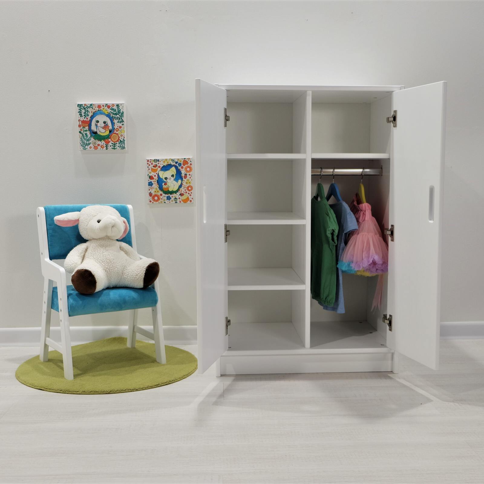 Детские шкафы и стеллажи