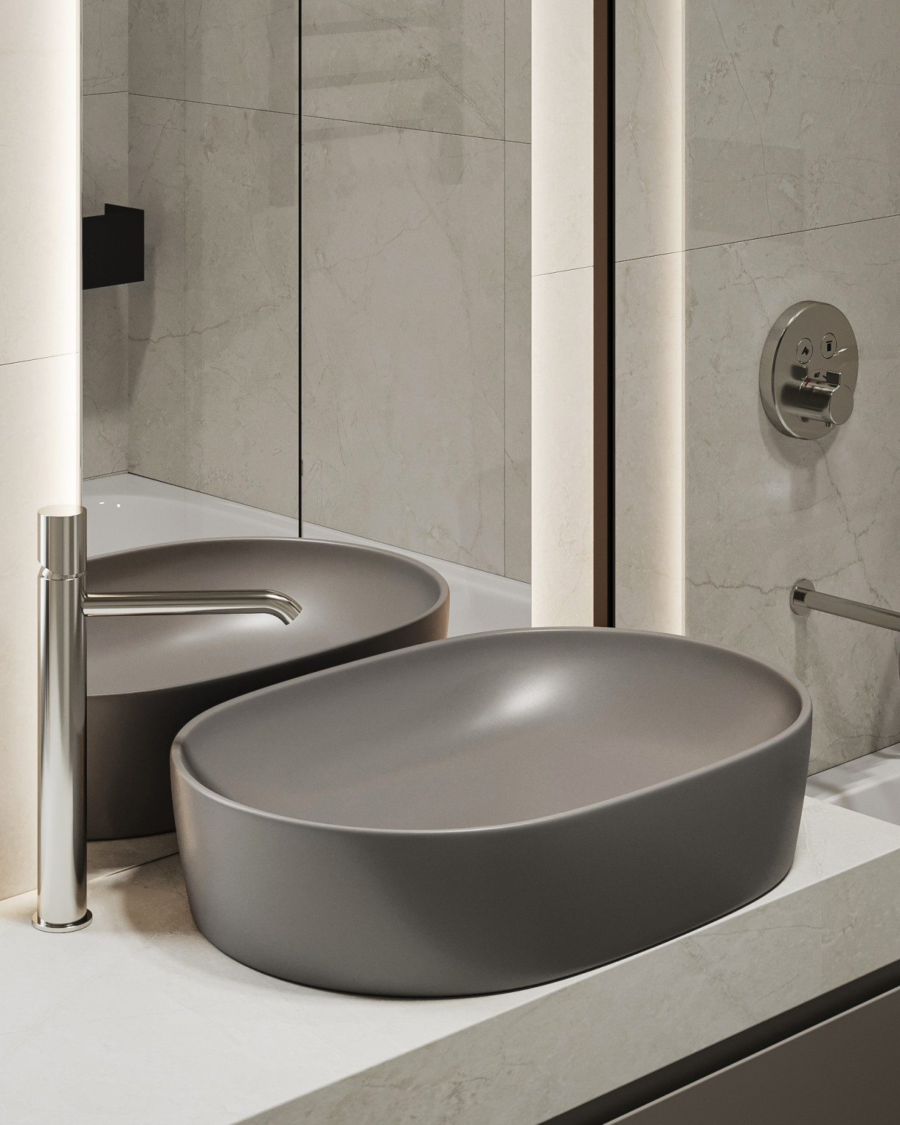 Дизайн-проект 3х-комнатной квартиры в "ЖК БелАрт", 78 кв.м