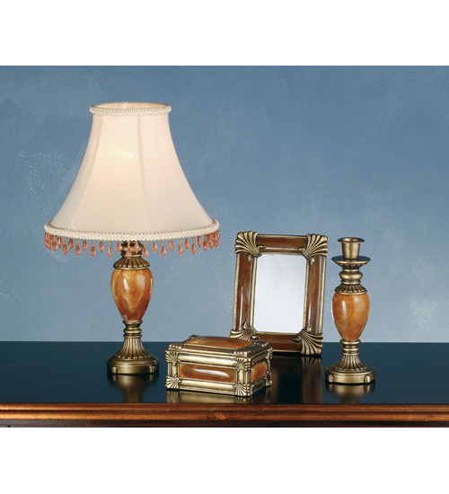 Meyda Lighting 69537 Boca Raton 4 Pieces Vanity Set Victorian Table