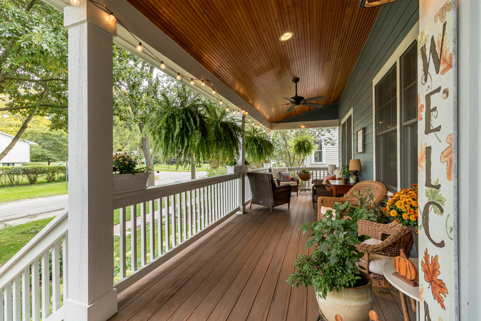Cape Cod Cottage Front Porch Oasis