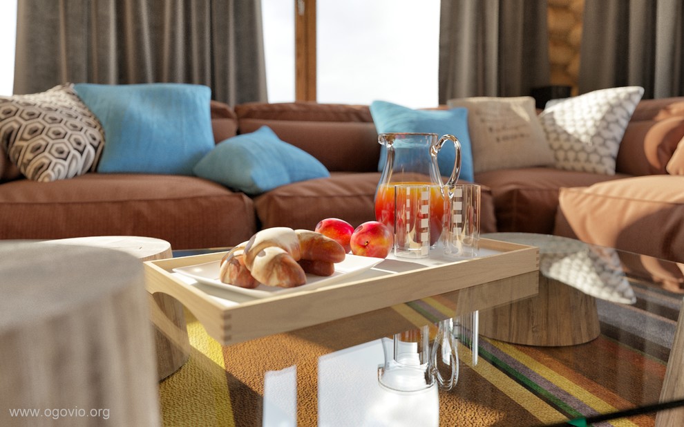 Interier house in Russia