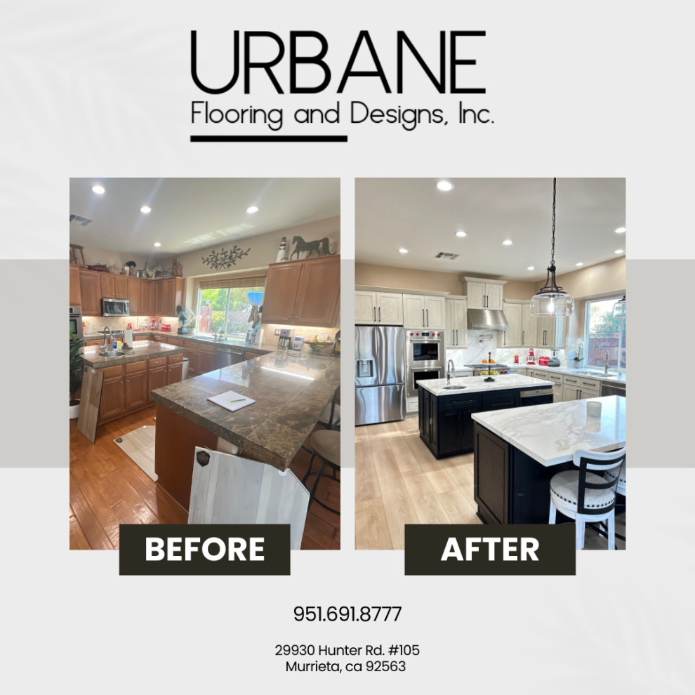 Full kitchen remodel and Flooring through out home