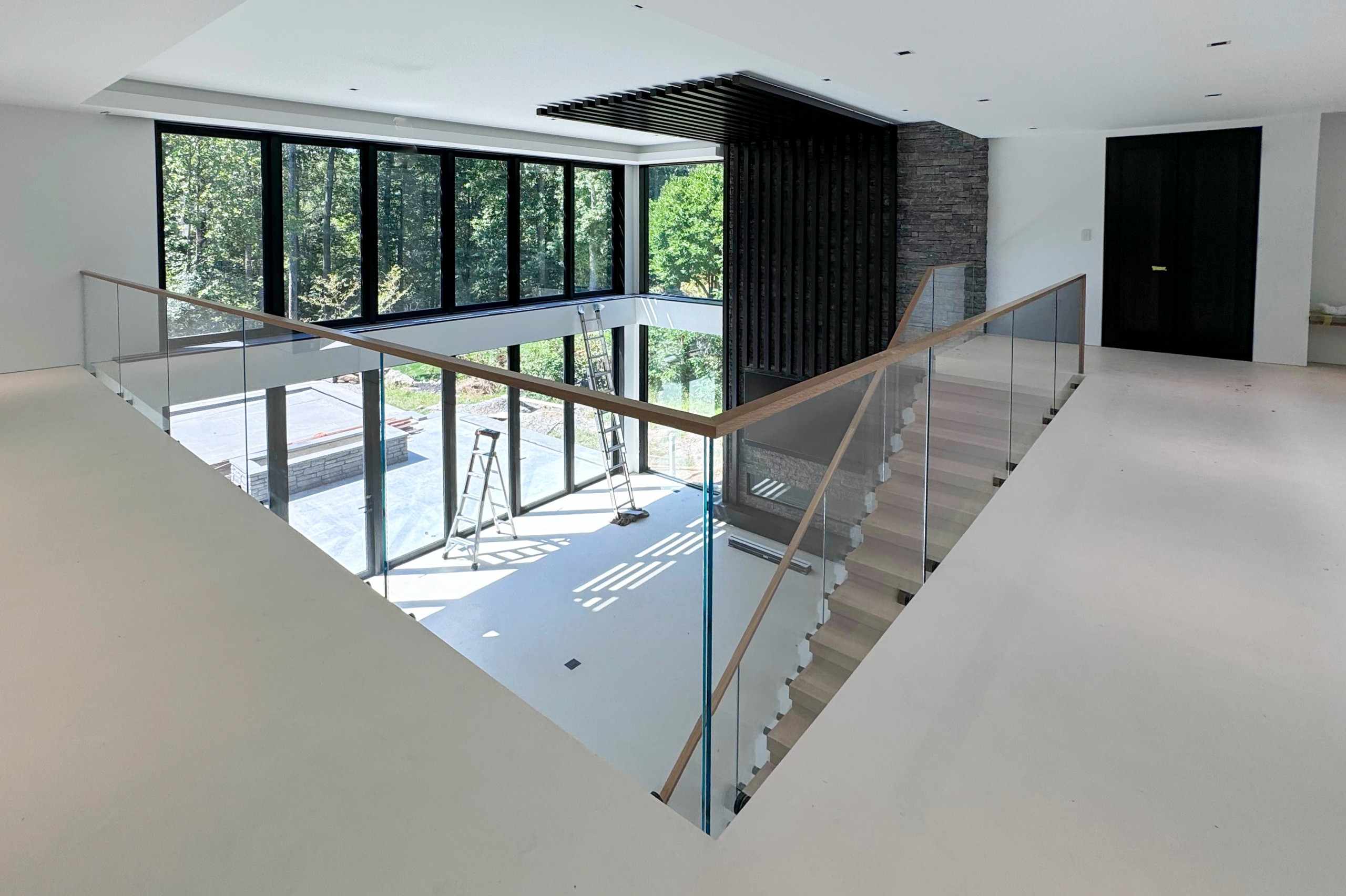 126_Visually Open and Light Contemporary Staircase, Mclean, VA 22102