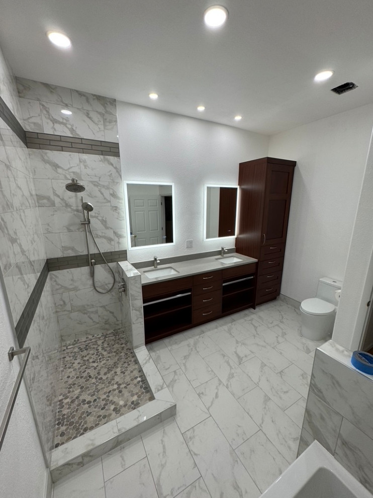 SLC, UT, Custom bathroom and powder room