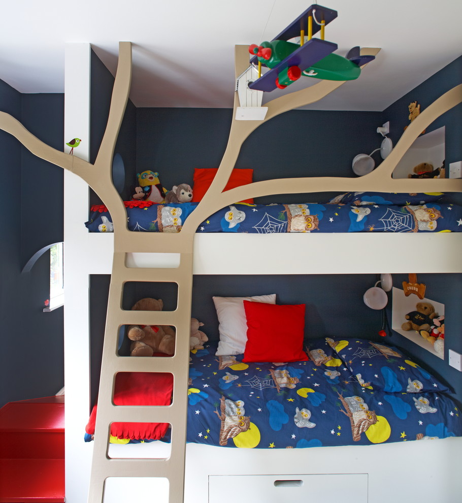 Inspiration for a modern kids' room in Dublin.