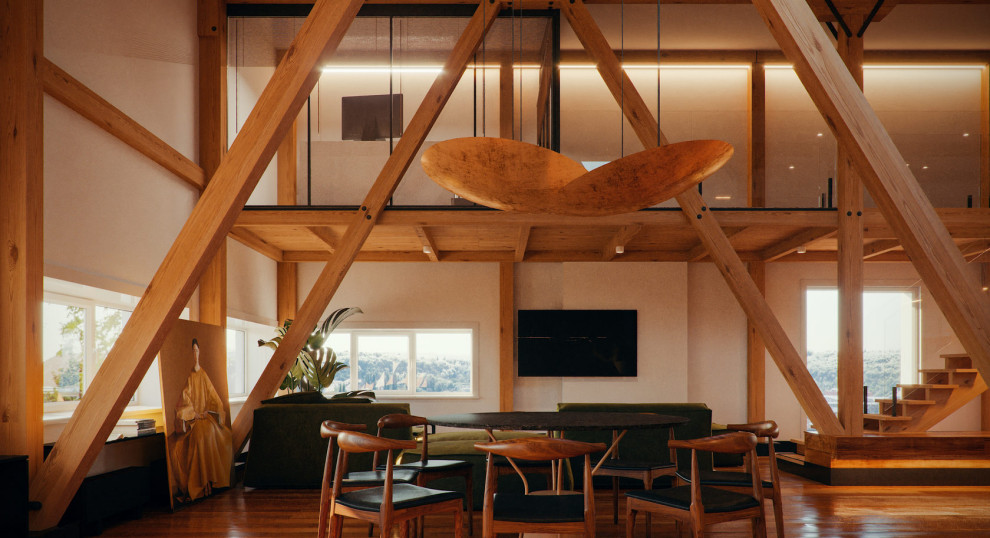 Двухуровневые апартаменты в Иркутске