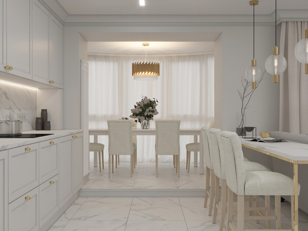 Дизайн интерьера четырехкомнатной квартиры