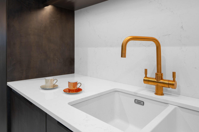 Black Gold Slate Colour Kitchen contemporary-kitchen