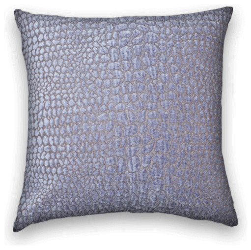 Lavender Velvet Pebble Design Throw, 22x22 Pillow Cover