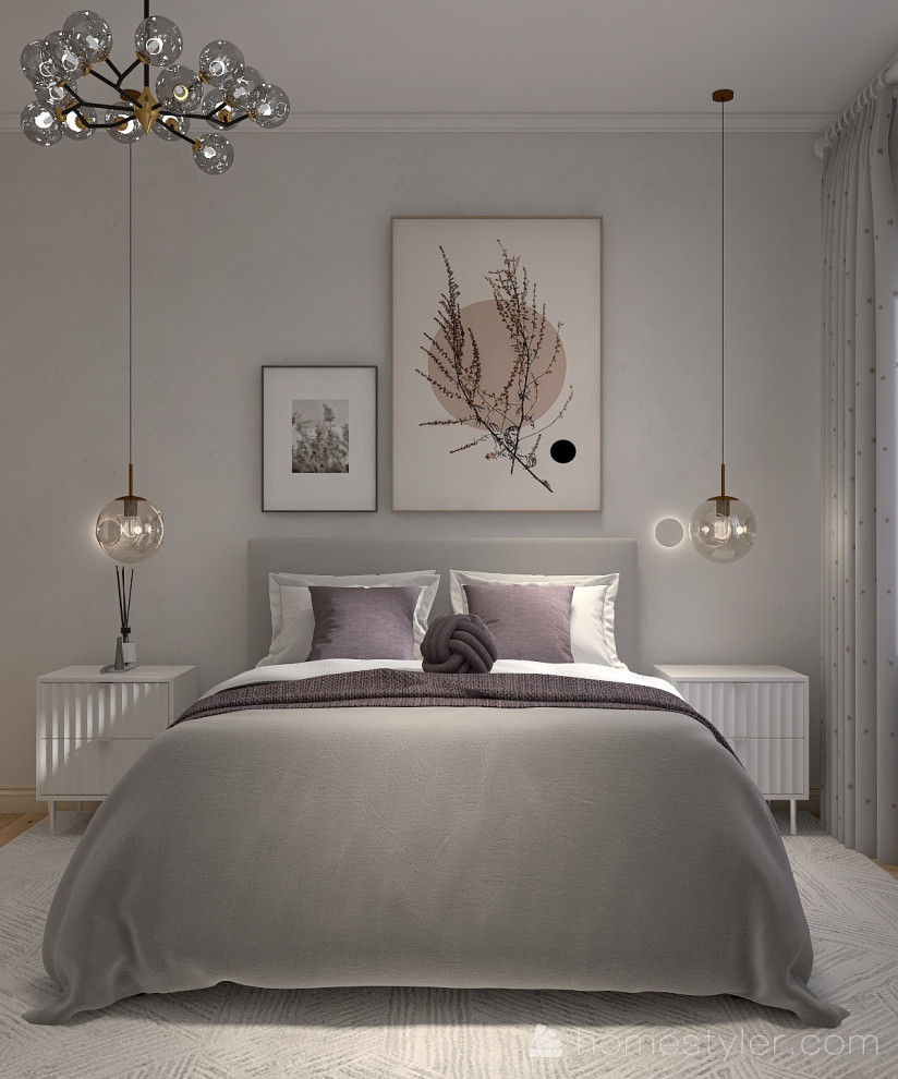 Спальня в стиле неоклассика