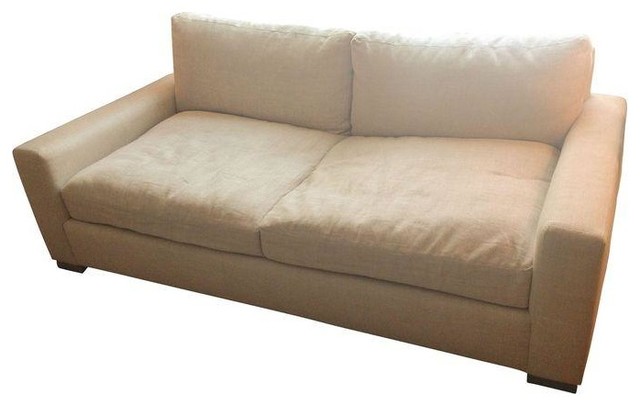 Pre Owned Restoration Hardware Maxwell Upholstered Sofa Pre Owned Restoration Hardware Maxwell Upholstered Sofa Contemporary Sofas By Chairish