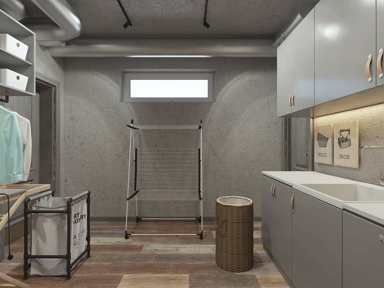 Цокольный этаж дома.